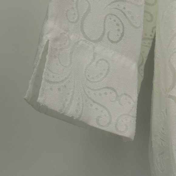 Alfred Dunner Button Front Sheer Top Built-In Tank Top Size 16 NWT - Picture 2 of 9